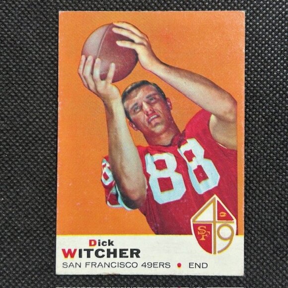 1969 Topps #91 Dick Witcher San Francisco 49ers Vintage Football Card - Picture 1 of 2